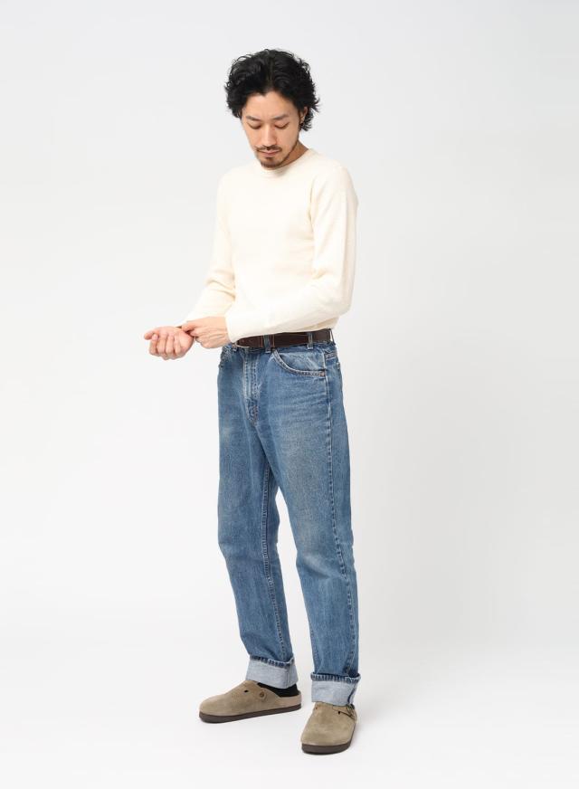 WAREHOUSE（ウエアハウス）4本針クルーネックワッフル長袖T LOT5903