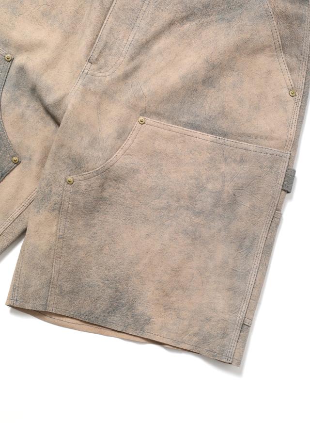 SEVEN BY SEVEN（セブンバイセブン）LEATHER DOUBLE KNEE SHORT PANTS