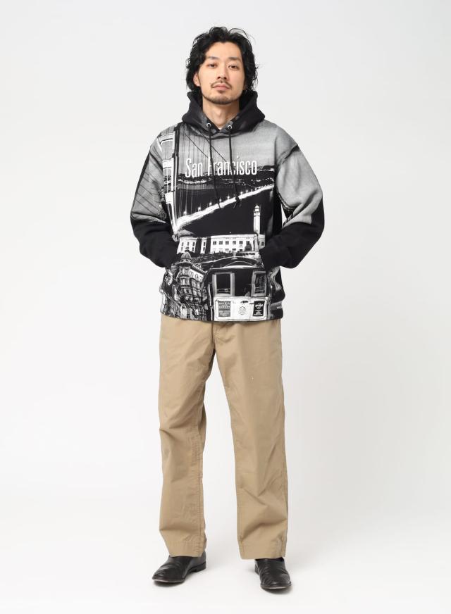 SEVEN BY SEVEN（セブンバイセブン）PRINTED SOUVENIR PULLOVER HOODIE - San Francisco Collage -（プリンテッド スーベニア プルオーバー フーディー）25SS スウェット スウェットフーディー パーカー アメリカ サンフランシスコ お土産 SEVEN BY SEVEN（セブンバイセブン）PRINTED SOUVENIR PULLOVER HOODIE
