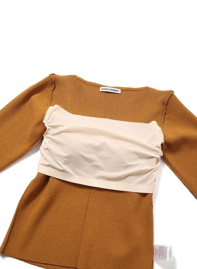 NICENICE MOMENT(ナイスナイス モーメント)/SQUARE NECK SHELL