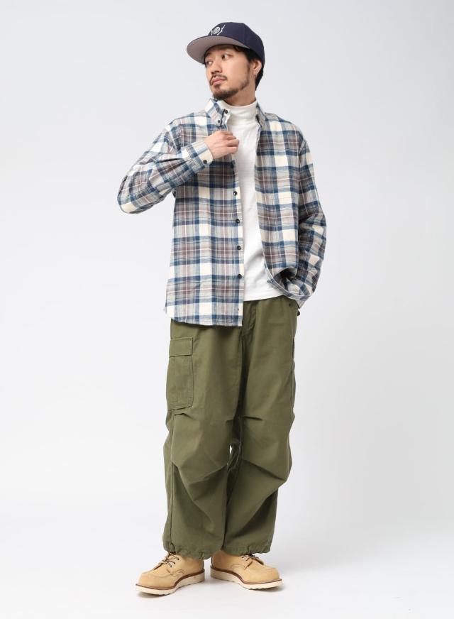 L.L.Bean（エルエルビーン）Scotch Plaid Flannel I Shirt Long Sleeve Plaid Mens/INTL ネルシャツ フランネルシャツ チェック プレイド コットン メンズ レディース　ユニセックス