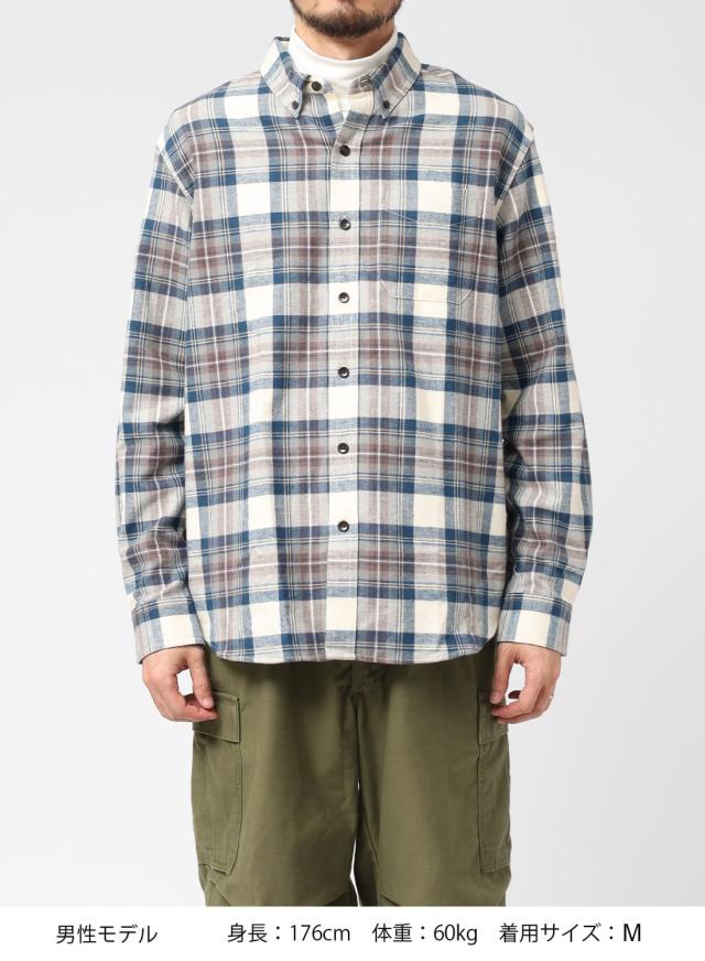 L.L.Bean（エルエルビーン）Scotch Plaid Flannel I Shirt Long Sleeve Plaid Mens/INTL ネルシャツ フランネルシャツ チェック プレイド コットン メンズ レディース　ユニセックス