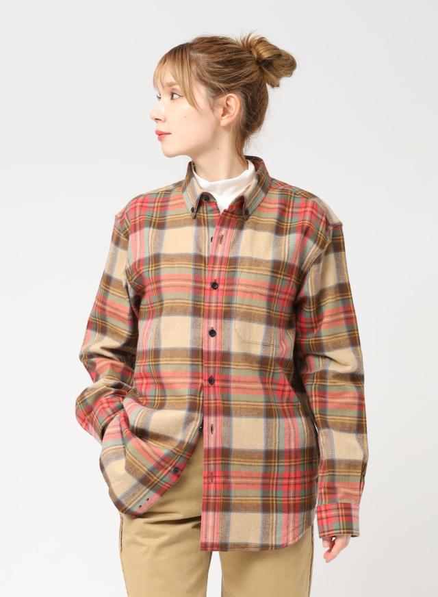 L.L.Bean（エルエルビーン）Scotch Plaid Flannel I Shirt Long Sleeve Plaid Mens/INTL ネルシャツ フランネルシャツ チェック プレイド コットン メンズ レディース ユニセックス