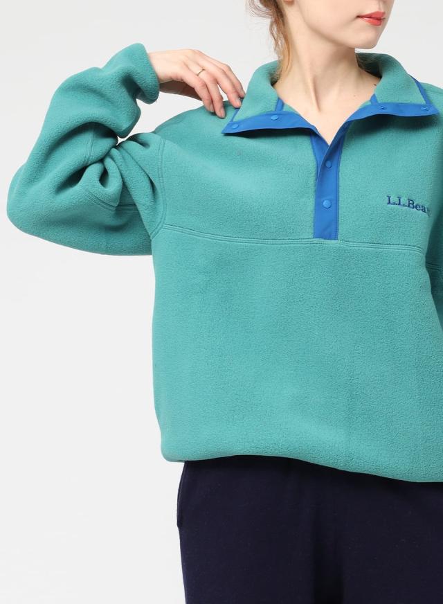 L.L.Bean（エルエルビーン）Beans Classic Snap Fleece II Pullover Adults（ビーンズ クラシック スナップフリース ツー プルオーバー アダルツ）フリース 90年代 アーカイブ メンズ レディース ユニセックス