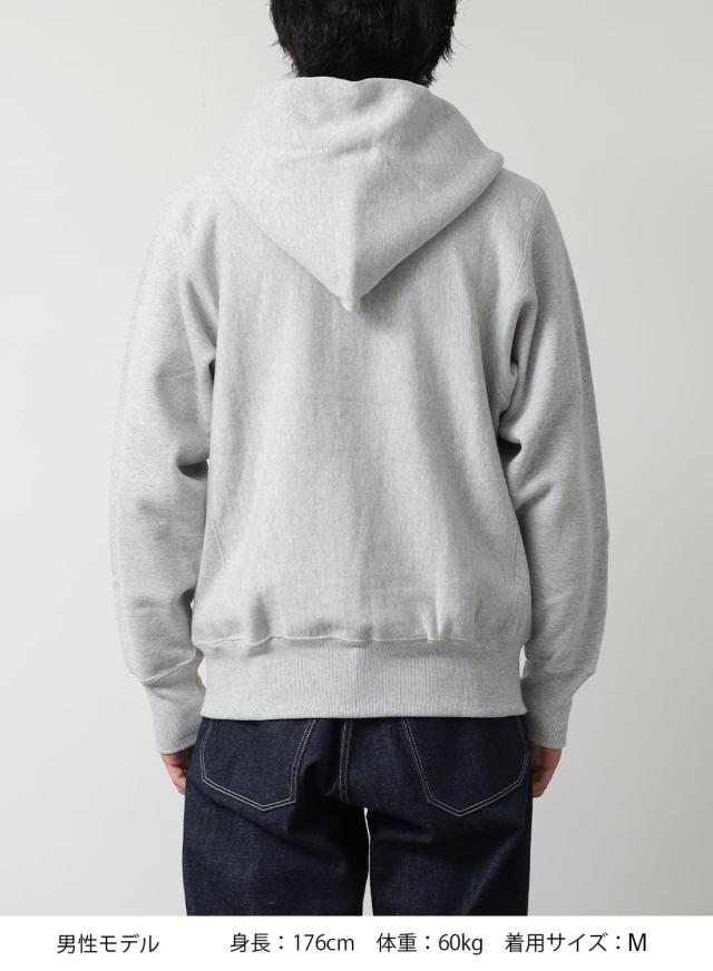 ウエアハウス Lot 484 無地 リバースウィーブ スウェット パーカー M