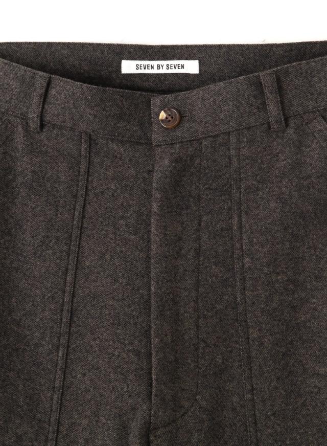 SEVEN BY SEVEN（セブンバイセブン）FATIGUE PANTS ‐Powder melton‐（ファティーグパンツ -パウダーメルトン-）25AW ウール ブレンドウール メルトン トラウザー