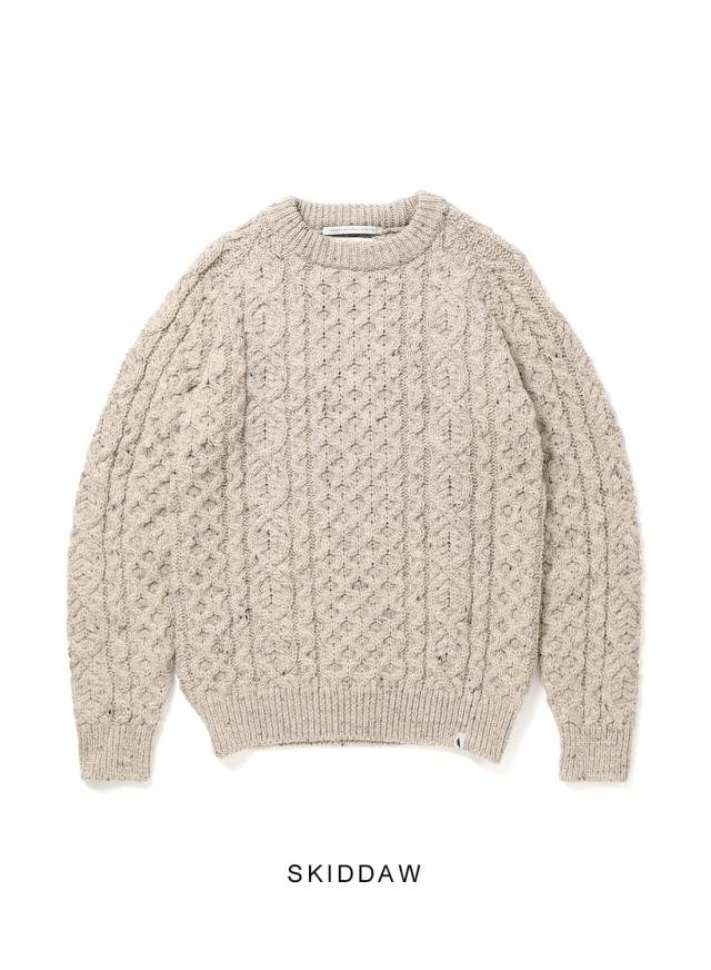 PEREGRINE（ペレグリン）HUDSON ARAN SWEATER（ハドソン アランセーター）アランニット フィッシャーマンニット フィッシャーマンセーター ケーブル編み ウール ニット セーター 英国製 イギリス製 メンズ レディース ユニセックス PEREGRINE（ペレグリン）HUDSON ARAN SWEATER（ハドソン アラン