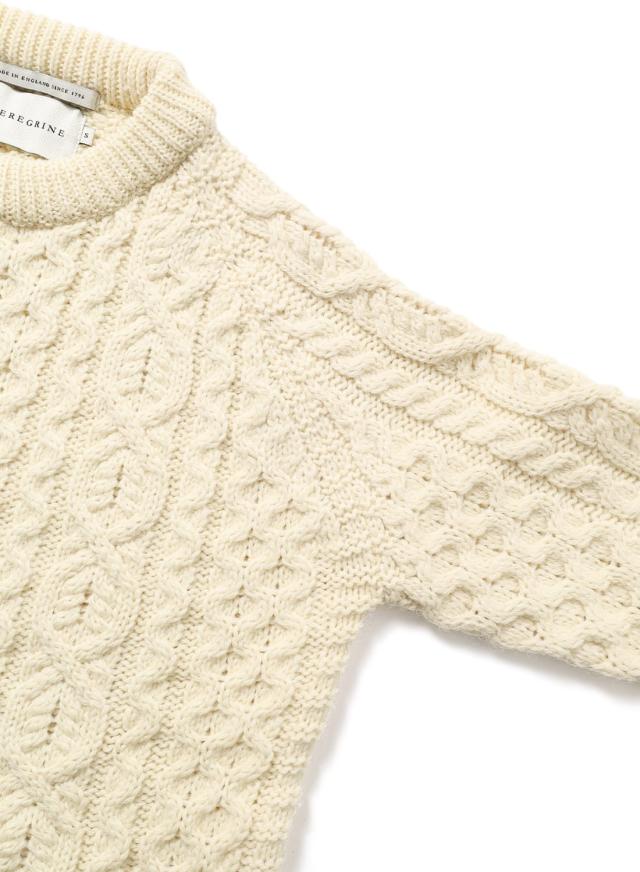 PEREGRINE（ペレグリン）HUDSON ARAN SWEATER（ハドソン アラン