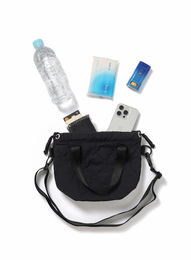 WILD THINGS(ワイルド シングス)/PUFF QUILT DRAWSTRING BAG(パフ