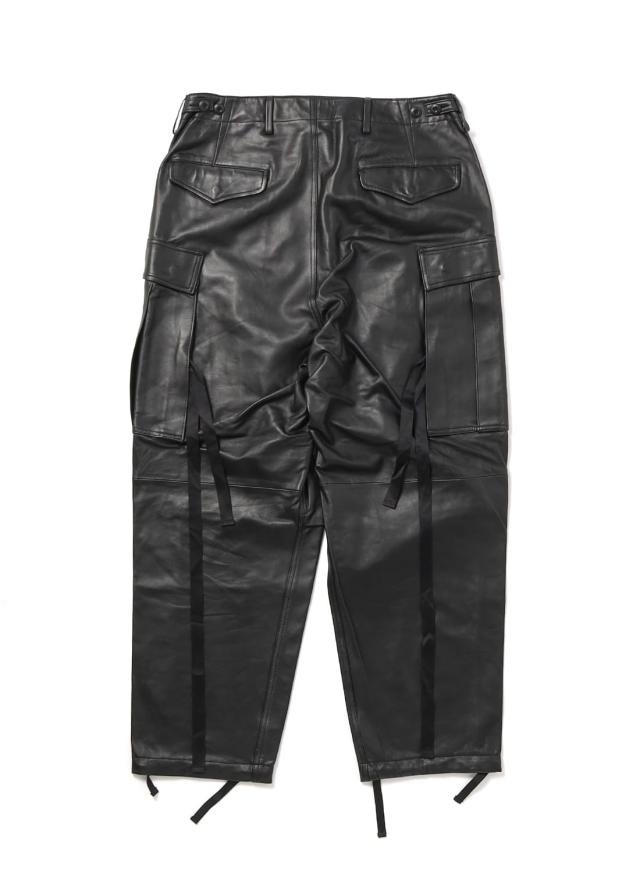 SEVEN BY SEVEN（セブンバイセブン）LEATHER MILITARY CARGO PANTS ‐Type：M-51‐（レザー ミリタリー カーゴパンツ-タイプ：M-51）パンツ レザーパンツ アメリカ軍 米軍 U.S.ARMY M-51パンツ 羊革 シープスキン