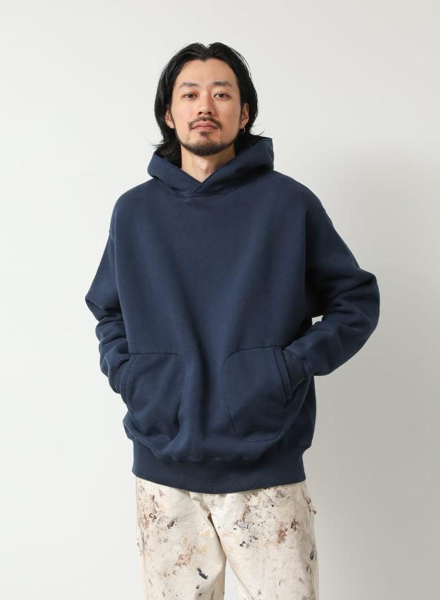 A.G.SPALDING＆BROS（A.G.スポルディング＆ブロス）SIDE-LINE PARKA SINGLE（サイドラインパーカー シングル）別注カラー 別注色 パーカー スウェット シングル仕立て 吊裏毛 日本製 コットン グローブポケット