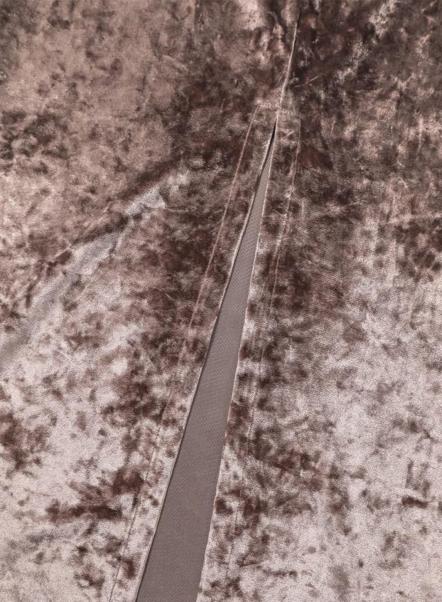 SIMONE WILD(シモーネ ワイルド)/CRUSHED VELVET LOW-WAIST LONG SKIRT