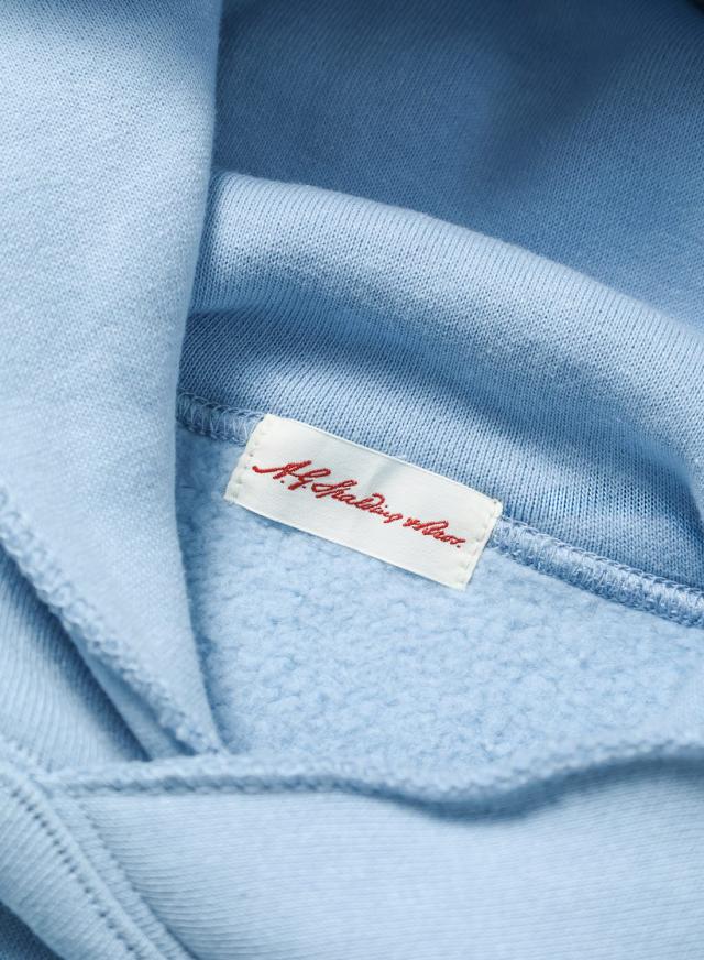 A.G.SPALDING＆BROS（A.G.スポルディング＆ブロス）SIDE-LINE PARKA SINGLE（サイドラインパーカー シングル）別注カラー 別注色 パーカー スウェット シングル仕立て 吊裏毛 日本製 コットン グローブポケット