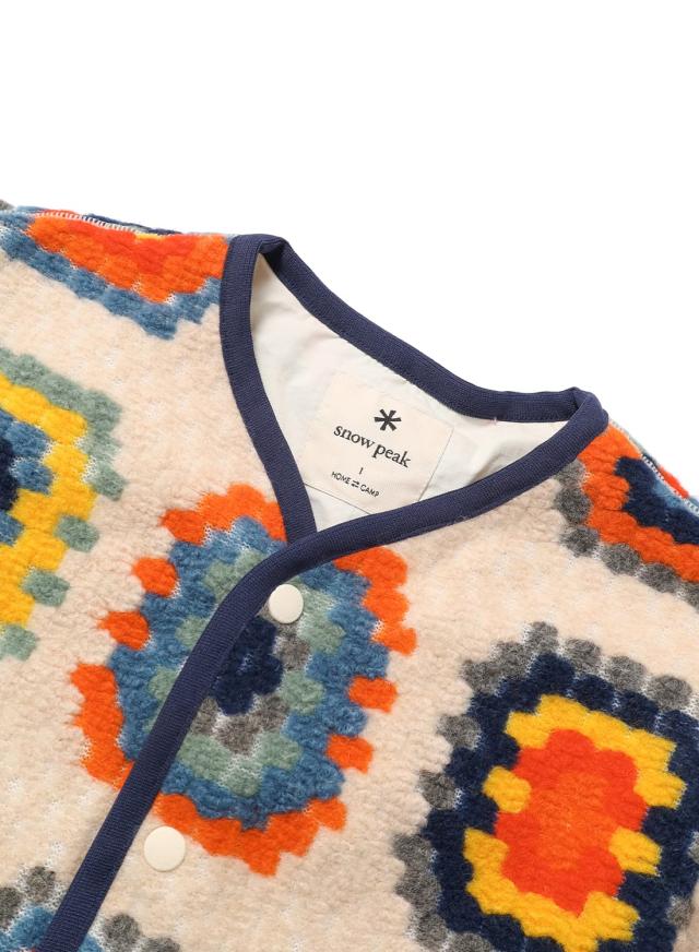 Snow Peak(スノーピーク)/Wool Jacquard Cardigan(ウール ジャカード