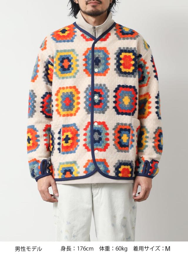 Snow Peak(スノーピーク)/Wool Jacquard Cardigan(ウール ジャカード