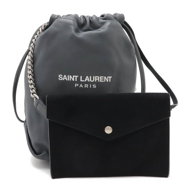 SAINT LAURENT サンローラン テディ 巾着バッグ サンローラン テディ