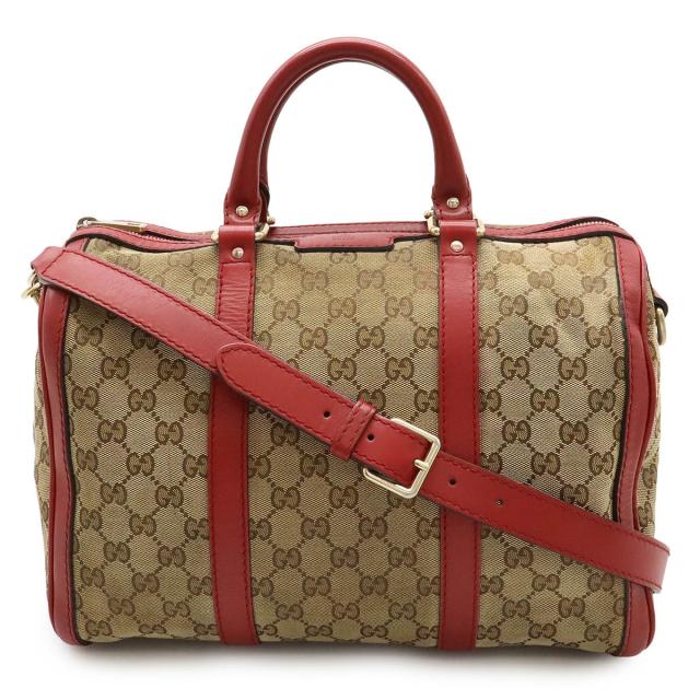 購入不可 GUCCI グッチ GGキャンバス ハンドバッグ ミニボストンバッグ