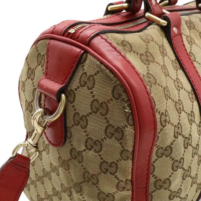 GUCCI ミニボストン ハンドバッグ ＧＧキャンバス GUCCI グッチ GGキャンバス ミニボストン ハンドバッグ ブラウン