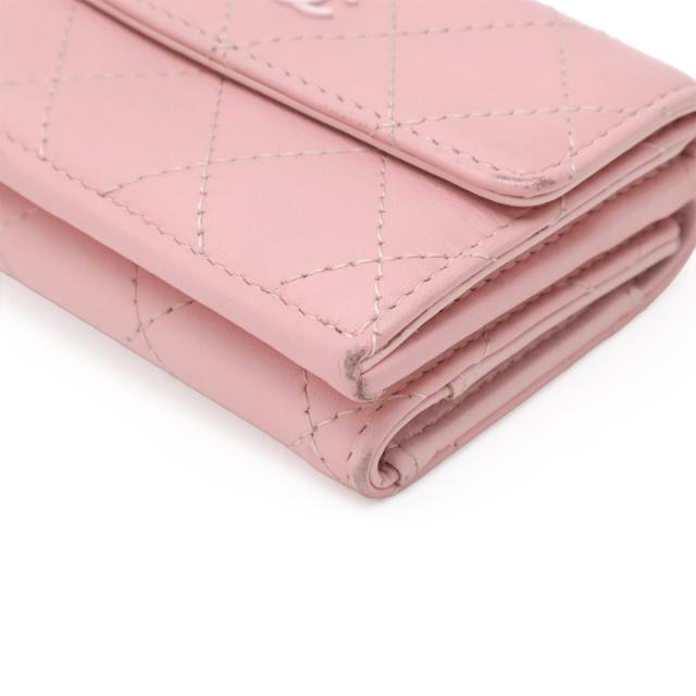 CHANEL シャネル マトラッセ ココマーク 3つ折財布 三つ折り財布