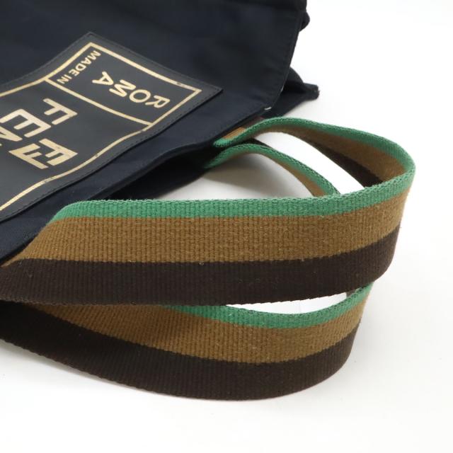FENDI フェンディ ロゴ ペカン トートバッグ ハンドバッグ ショルダー