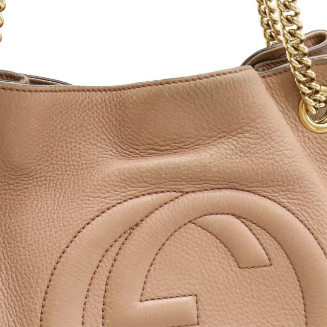GUCCI グッチ ソーホー インターロッキングG ロゴ チェーンバッグ