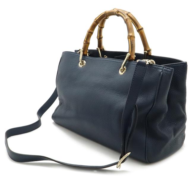 GUCCI グッチ バンブーショッパー ミディアムサイズ レザー トート
