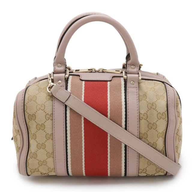 グッチ GGキャンバス シェリーライン ハンドバッグ 139261 キャンバス