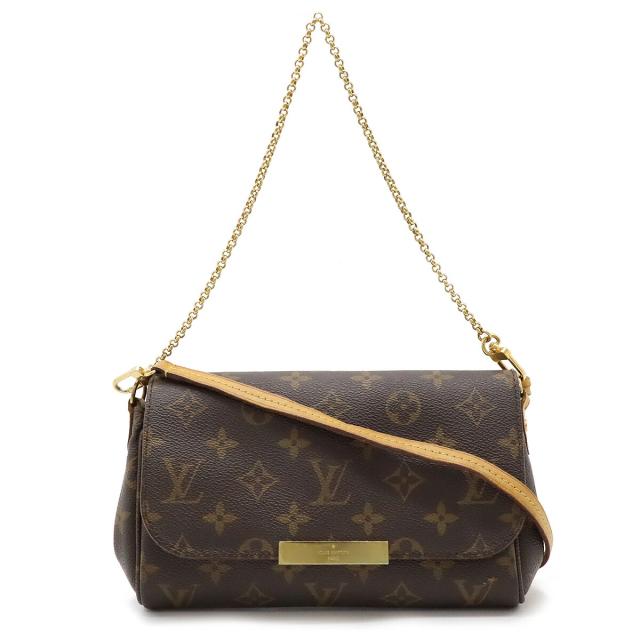 LOUIS VUITTON ルイ ヴィトン モノグラム フェイボリットPM ショルダーバッグ 斜め掛け 2WAY クラッチバッグ アクセサリーポーチ M40717