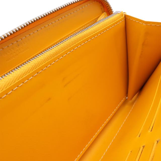 GOYARD ゴヤール ラウンジジップ　財布 イエロー GOYARD ゴヤール ラウンジジップ 財布 イエロー 本物ゴヤールGOYARD