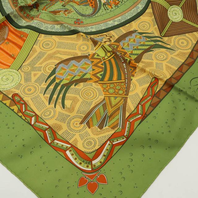 HERMES カレ90 REVE D'AUSTRALIE オーストラリアの夢 楽天市場】【エルメス】Hermes カレ90 シルクスカーフ REVED AUSTRALIE