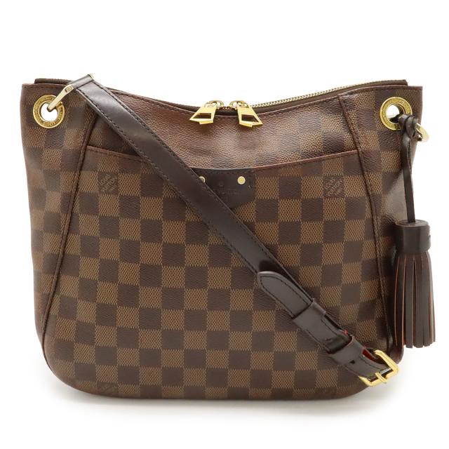 LOUIS VUITTON ルイ ヴィトン ダミエ サウス バンク ショルダーバッグ 斜め掛け フリンジ タッセルチャーム N42230