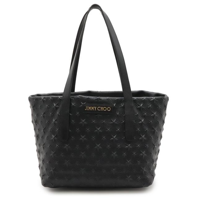 JIMMY CHOO ジミー チュウ ジミーチュウ SOFIA/S ソフィアS トートバッグ ショルダーバッグ 肩掛け スターエンボス レザー ブラック 黒