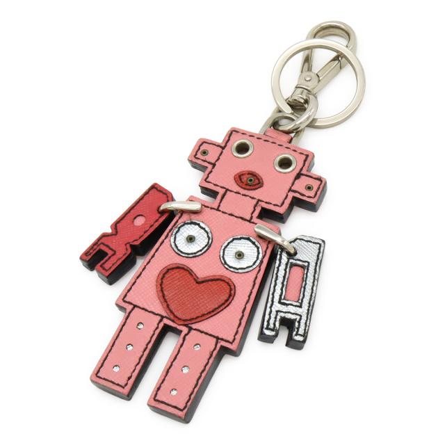 PRADA プラダ ロボット ハート キーホルダー バッグチャーム
