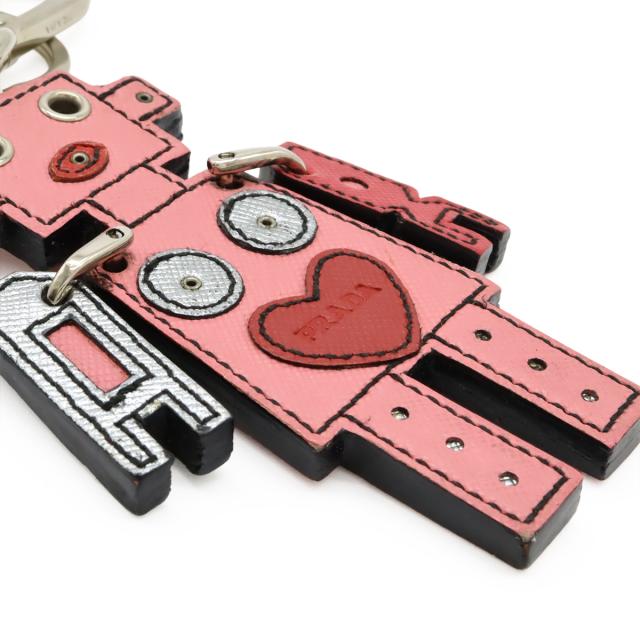 PRADA プラダ ロボット ハート キーホルダー バッグチャーム