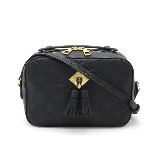 LOUIS VUITTON ルイ ヴィトン モノグラムアンプラント サントンジュ ショルダーバッグ 2WAY タッセル フリンジ ノワール 黒 ブラック M44593