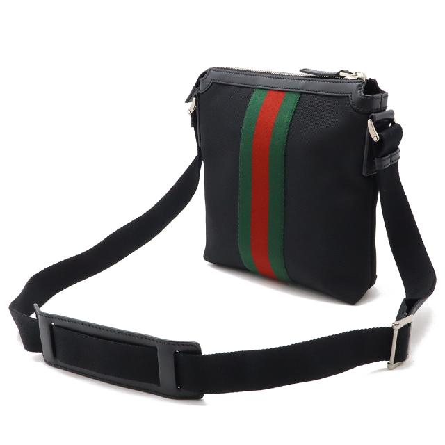 GUCCI グッチ シェリーライン ショルダーバッグ 斜め掛け ナイロン