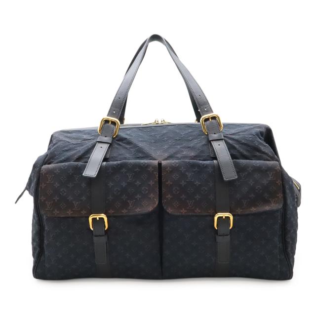 LOUIS VUITTON ルイ ヴィトン モノグラムミニ ルイーズ ボストンバッグ ショルダーバッグ トラベルバッグ 旅行 キャンバス TSTブルー M42321
