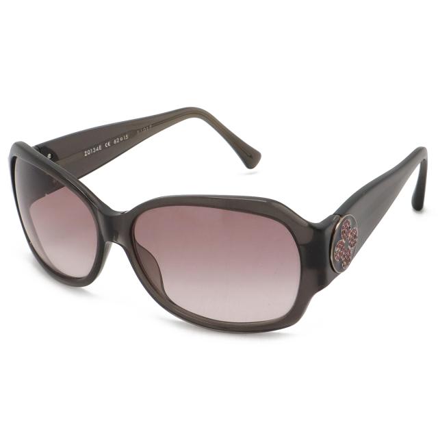 LOUIS VUITTON ルイ ヴィトン ウルスラ ストラス グリッター サングラス ラインストーン パープルグラデーション クリアブラック ピンクラメ Z0134E