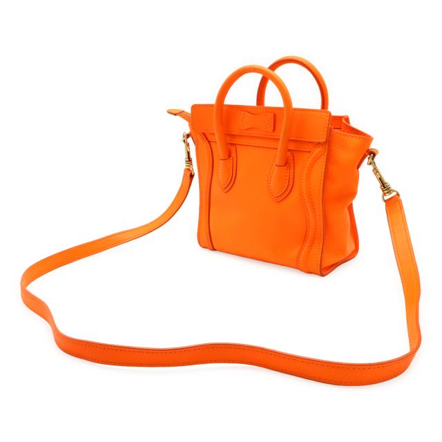 CELINE セリーヌ ラゲージ ナノショッパー ゴールド