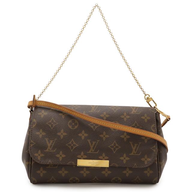 LOUIS VUITTON ルイ ヴィトン モノグラム フェイボリットMM ショルダーバッグ 斜め掛け チェーンバッグ 2WAY クラッチバッグ M40718