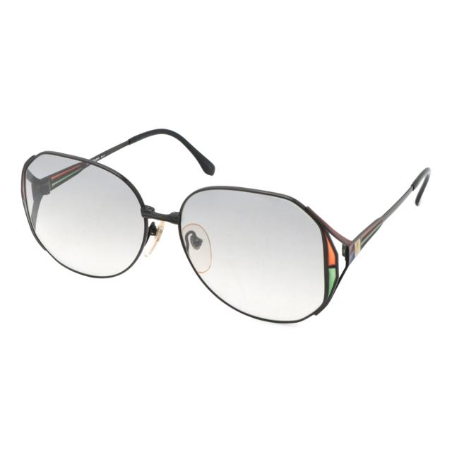 YVES SAINT LAURENT イヴ サン ローラン イブサンローラン YSL サングラス アイウェア バタフライ スモークグラデーション ブラック マルチカラー