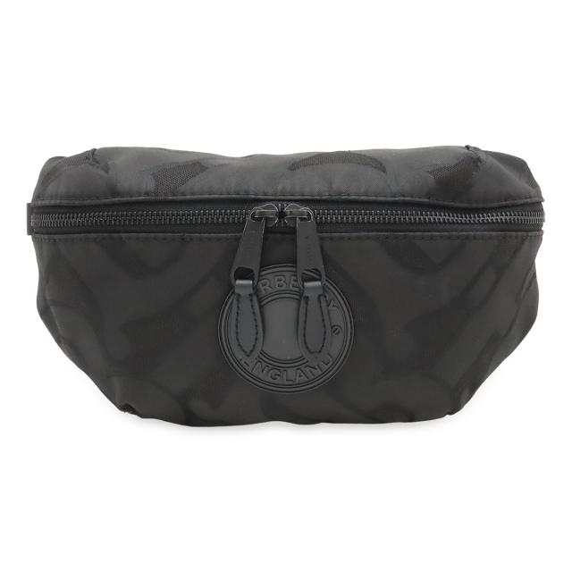 BURBERRY バーバリー ボディバッグ ベルトバッグ ウエストバッグ ナイロン レザー ブラック 黒 8029991