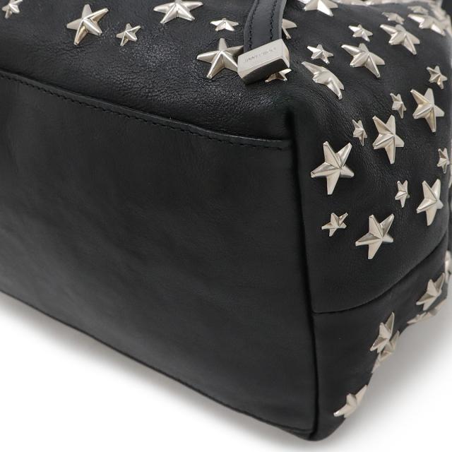 中古】 ジミーチュウ トートバッグ レディース ブラック 黒 レザー 革