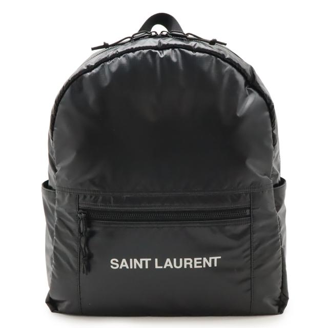 SAINT LAURENT PARIS サン ローラン パリ YSL イブサンローラン NUXX ヌックス バックパック リュックサック ナイロン ブラック 黒 623698