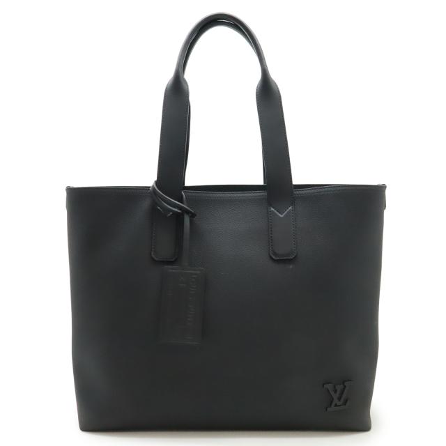 LOUIS VUITTON ルイ ヴィトン LVアエログラム パイロット トート トートバッグ ショルダーバッグ レザー ノワール 黒 ブラック M24771