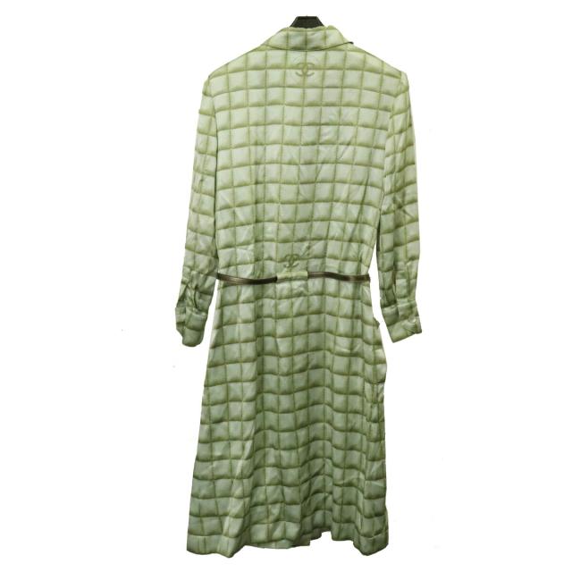 CHANEL 膝丈ワンピース 楽天市場】CHANEL シャネル ココマーク チェック シャツドレス