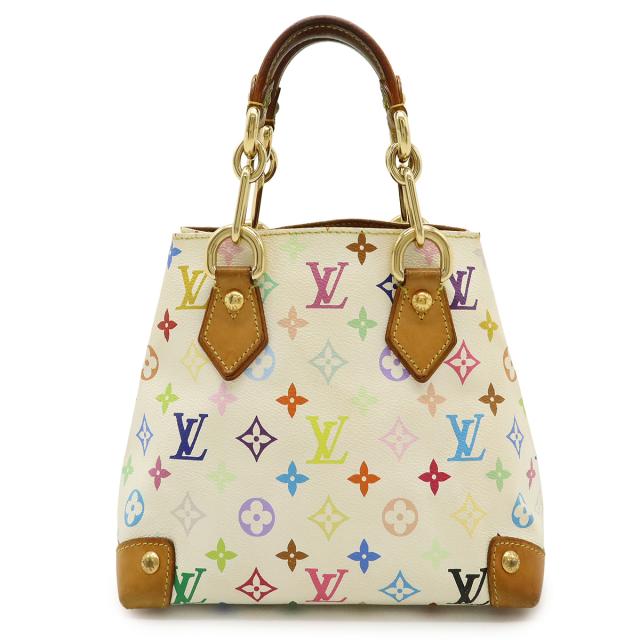 LOUIS VUITTON ルイ ヴィトン モノグラムマルチカラー オードラ ハンドバッグ トートバッグ チェーン ブロン 白 ホワイト M40047