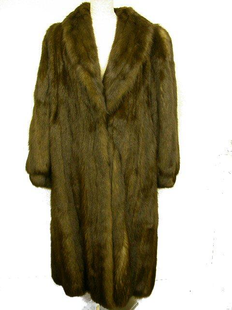 最高級 ロシアンセーブル 毛皮 ロングコート ファー