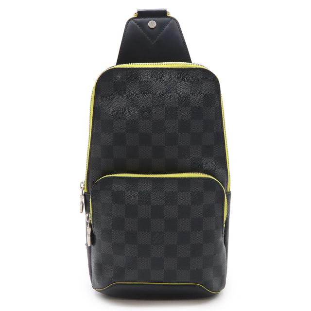 ルイヴィトン バッグ ダミエ・グラフィット アヴェニュー・スリングバッグ ブラック ボディバッグ 斜め掛け メンズ N45302 新品 ルイヴィトン アヴェニュースリングバッグ コピー☆ダミエ・グラ