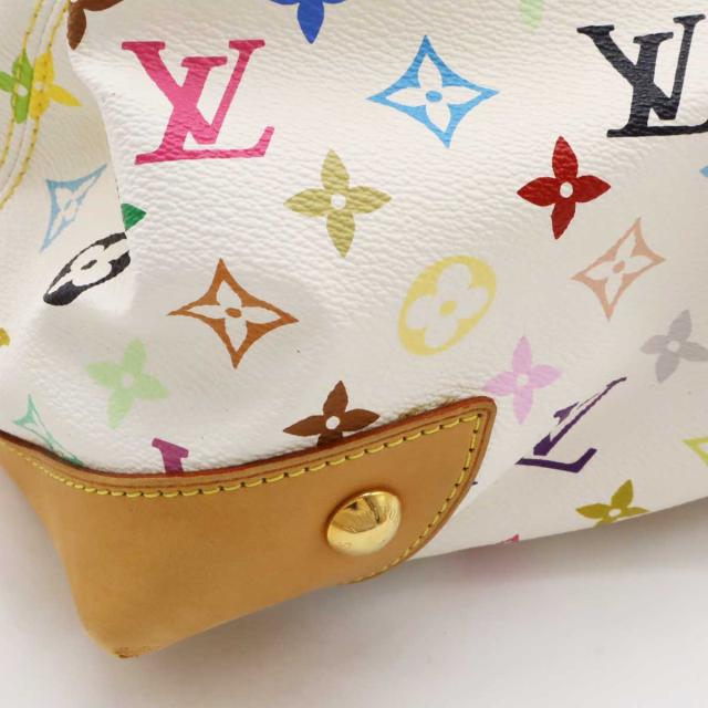 LOUIS VUITTON ルイ ヴィトン モノグラムマルチカラー ウルスラ 村上隆コラボ トートバッグ ショルダーバッグ ブロン 白 ホワイト M40123 LOUIS VUITTON ルイ ヴィトン モノグラムマルチカラー ウルスラ 村上隆